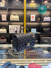 Chanel Small Flap Bag Lambskin Black 20cm - 4