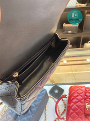 Chanel Small Flap Bag Lambskin Black 20cm - 5