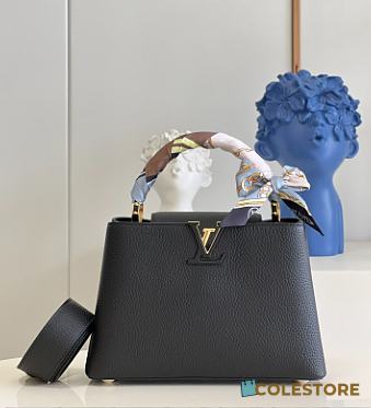 Louis Vuiiton Capucines Black 27cm - 1