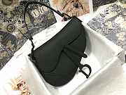Dior Saddle Black Ultramatte Calfskin Size 25.5cm  - 1