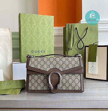 Gucci Dionysus Top Handle Bag Brown 28cm