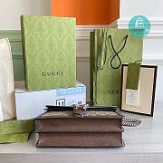 Gucci Dionysus Top Handle Bag Brown 28cm - 4