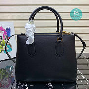Prada Medium Galleria Saffiano Black 1BA232 31cm - 5