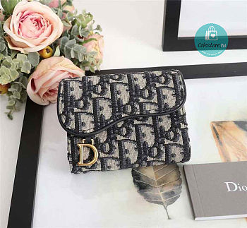 Dior Saddle Compact Wallet S5653 Size 10cm