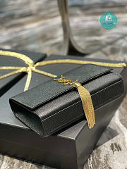 YSL Kate Bag With Leather Tassel With Gold Hardware Size 24cm - 2