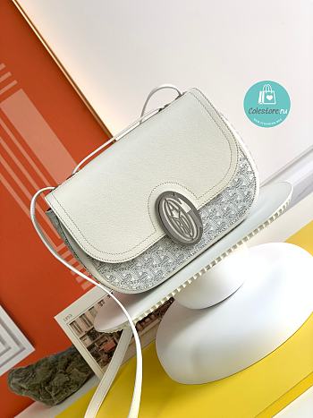 Goyard The 233 Bag Maison In White 17x8x25 cm