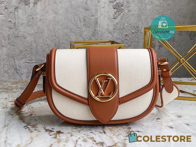 Louis Vuiiton Pont 9 Soft MM Caramel Brown 25cm - 1
