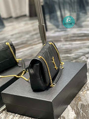 YSL Medium Jamie Black Bag 25cm - 4