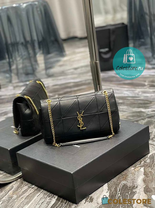 YSL Medium Jamie Black Bag 25cm - 1