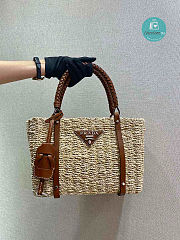Prada Straw Bag 2022 Size 26cm  - 6