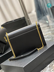 YSL Gaby Chain Bag In Vintage Lambskin Black 668864  26.5×18×3.5 cm - 5