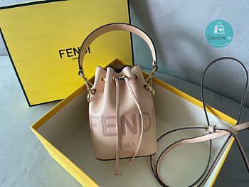 Fendi Mon Tresor Small Bucket Bag With Light Pink 12x10x18 cm