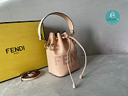Fendi Mon Tresor Small Bucket Bag With Light Pink 12x10x18 cm - 6