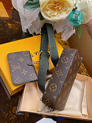 Louis Vuitton Félicie Strap & Go Monogram Canvas M80091 17x9.6x3.5cm - 3