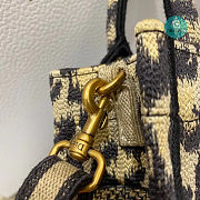 Mini Dior Book Tote Phone Bag Beige 13.5x5x18 cm - 3