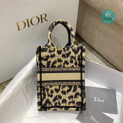 Mini Dior Book Tote Phone Bag Beige 13.5x5x18 cm - 5