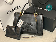 Chanel Shopping Bag Black Size 34x23x10 cm - 3