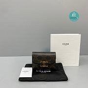 Celine Triomphe Wallet 60030 10.5x9x4 cm - 1