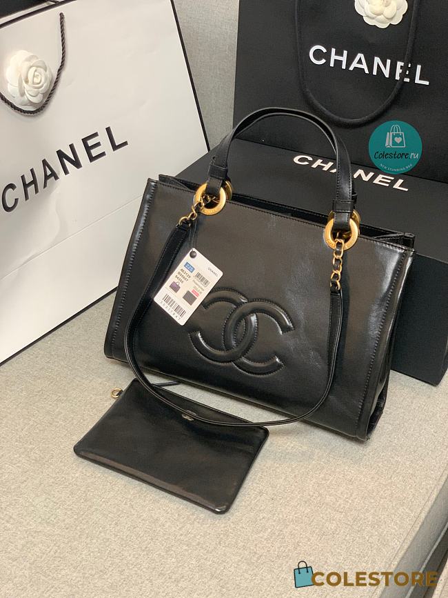 Chanel Shopping Bag Black Size 34x23x10 cm - 1