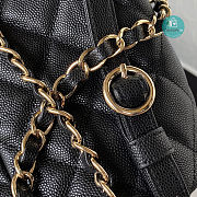 Chanel Backpack In Black AS320022S Size 25.5x16.5x15.5 cm - 3