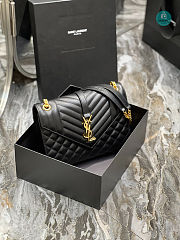 Saint Laurent YSL Envelope Medium Black 487206 24x17.5x6 cm - 4