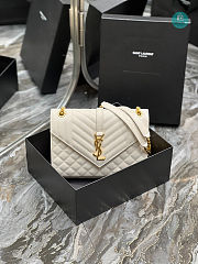 Saint Laurent YSL Envelope Medium White 487206 24x17.5x6 cm - 1