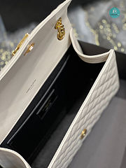 Saint Laurent YSL Envelope Medium White 487206 24x17.5x6 cm - 5