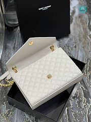 Saint Laurent YSL Envelope Medium White 487206 24x17.5x6 cm - 3