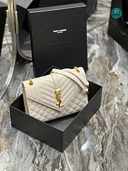 Saint Laurent YSL Envelope Medium White 487206 24x17.5x6 cm - 2