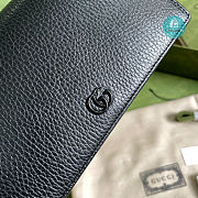 Gucci GG Marmont Leather Mini Chain In Black 497985 20x12.5x4 cm - 2