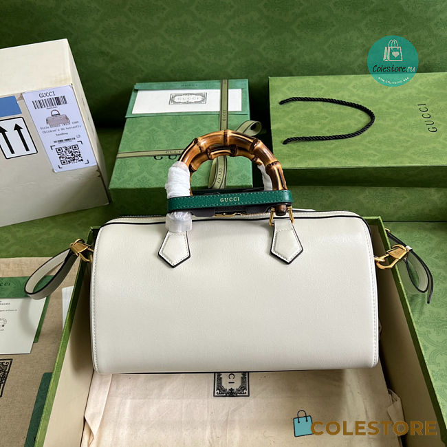 Gucci Diana Leather Crossbody Handbags In White 655663 30x18x15cm - 1