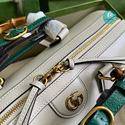 Gucci Diana Leather Crossbody Handbags In White 655663 30x18x15cm - 4