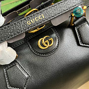 Gucci Diana Leather Crossbody Handbags In Black 655663 30x18x15cm - 2