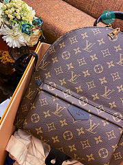 Louis Vuitton Palm Springs Backpack MM Brown Canvas M44874 30x33x16 cm - 5