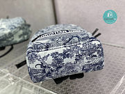 DiorTravel Backpack Blue 21.5x31.5x13cm - 3