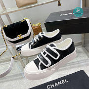 Chanel In Black Sneakers Canvas  - 1