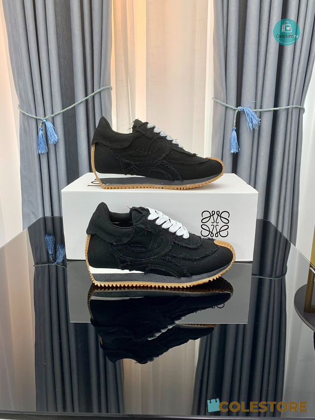 Loewe Flow Runner In Denim Black - 1