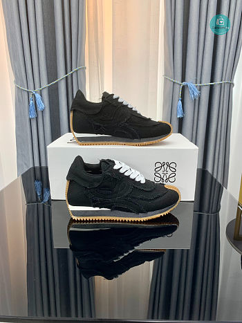 Loewe Flow Runner In Denim Black