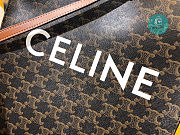 Celine Triomphe Vertical Cabas Tote Bag In Brown 28.5x33x8 cm  - 2