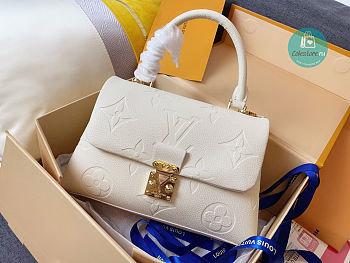 Louis Vuitton Madeleine BB Handbag In White 24x17x8.5 cm