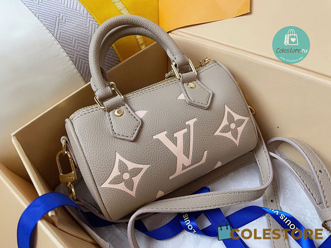 Louis Vuitton Nano Speedy in Grey M81456 16.0x11.0x9.0 cm - 1