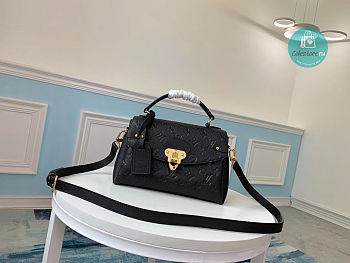 Louis Vuitton Georges BB Monogram Empreinte Leather Black M53941