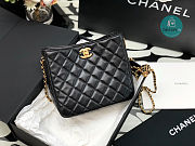 Chanel 22s Hobo Black Bag AS3259 16x19.5x18.5 cm - 4