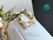 Chanel Hobo Small Handbag Caviar In White AS3223 16x19x8 cm - 5
