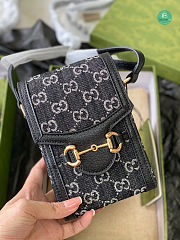 Gucci Horsebit 1955 Mini Bag 625615 in Black Size 17×11×4 cm  - 1