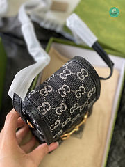 Gucci Horsebit 1955 Mini Bag 625615 in Black Size 17×11×4 cm  - 5