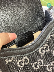 Gucci Horsebit 1955 Mini Bag 625615 in Black Size 17×11×4 cm  - 3