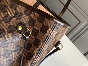 Louis Vuitton Neverfull Damier Ebene MM Rose Ballerine N41603 Size 31x28x14cm - 3