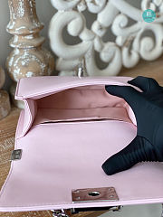 Chanel LeBoy Calfskin in Pink 67086 size 25cm - 4