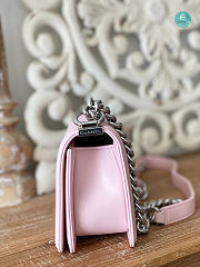 Chanel LeBoy Calfskin in Pink 67086 size 25cm - 3